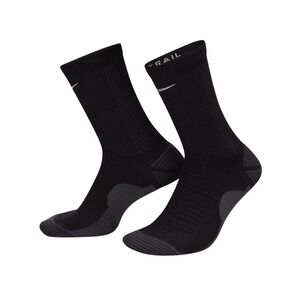 Nike Men's Dri-FIT Trail Running Crew Socks - HF0854 010 - Black‎ - Size: 6-7.5